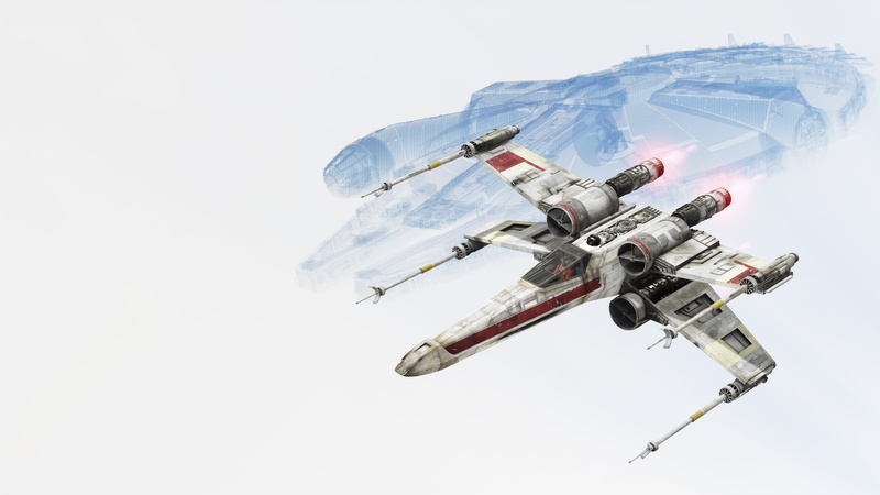 5K, Millennium Falcon, Star Wars Battlefront (2015), Star Wars, X-Wing