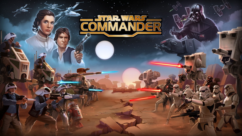 Star Wars: Commander, AT-ST, 1080P, Video Game, Han Solo, Stormtrooper, Darth Vader, Princess Leia, AT-AT Walker
