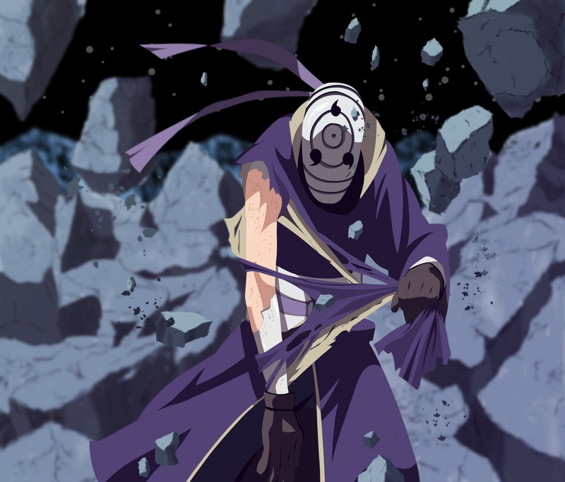  holding, winter, high angle view, people, warm clothing, upholstered Uchiha, shippuden, cold temperature, security, protection, tobi, mask, illustration