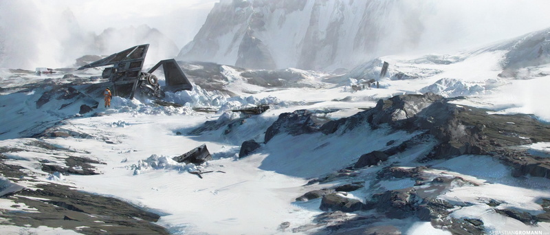 1080P, Star Wars, Hoth, snow