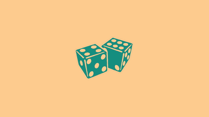 arts culture and entertainment, close-up, leisure games, no people, EA DICE, single object, relaxation, indoors, dice, sign, 1080P, colored background