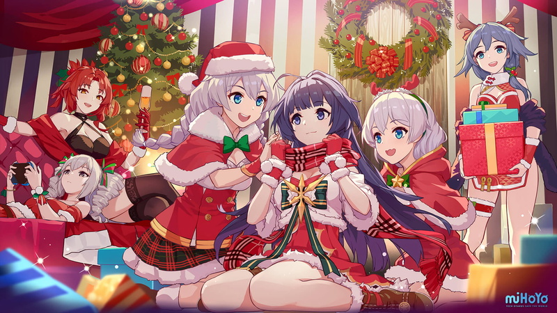 Theresa Apocalypse, Bronya Zaychik, 1080P, long hair, Honkai Impact 3rd, digital art, redhead, Murata Himeko, Kiana Kaslana, artwork, white hair, anime girls
