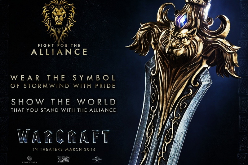 decoration, gold colored, craft, indoors, warcraft movie warcraft wow movie movie poster alliance, religion, text, black color, information, black background