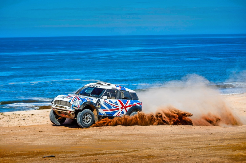 Sport, X-Raid, Beach, Heat, Sand, Dust, Race, Sea, Rally, 1080P, Mini, Desert, Vinyl, Raid, MINI Cooper, Britain, Speed, Coast