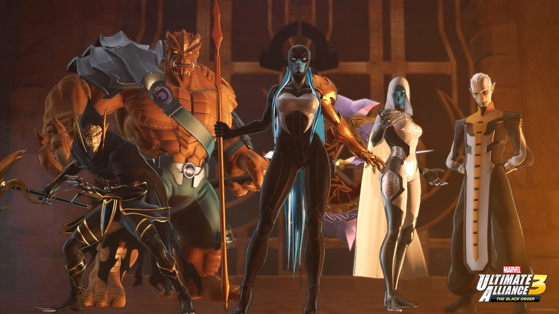 Ebony Maw, Corvus Glaive, Supergiant (Marvel Comics), Black Dwarf (Marvel Comics), 1080P, Proxima Midnight, Marvel Ultimate Alliance 3: The Black Order