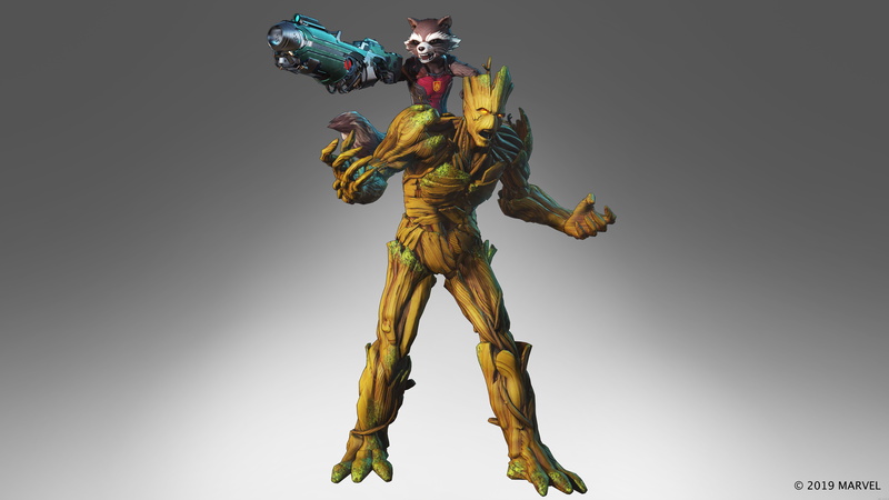 Rocket Raccoon, 8K, Groot, Marvel Ultimate Alliance 3: The Black Order, Video Game