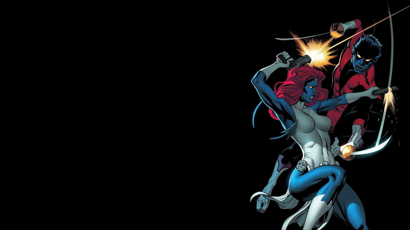 Nightcrawler (Marvel Comics), Mystique (Marvel Comics), X-Men, 1080P