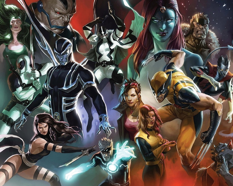 multi colored, Nightcrawler (Marvel Comics), no people, 720P, choice, day, fashion, art and craft, Psylocke (Marvel Comics), human representation, indoors