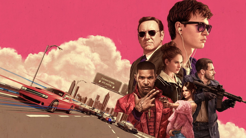 jon, elgort, ansel, baby, 4K, (baby, debora, doc, jamie, driver), gonzalez, bats, foxx, kevin, driver, atlanta, eiza, spacey, hamm, buddy, lily, james