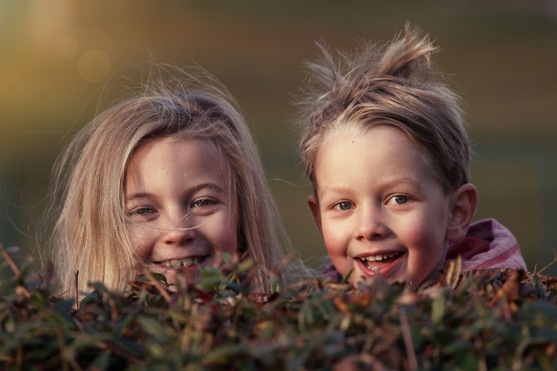 children only, fine, children, togetherness, bonding, brothers, sisters, smile, boy, family, girls, hide, fun, women, blond hair, daytime, emotion, happiness