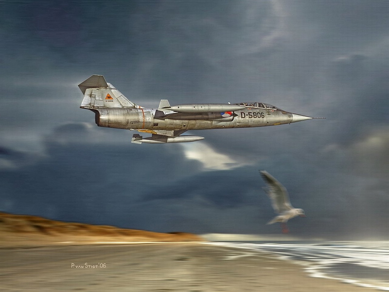 Lockheed F-104 Starfighter, 720P, Jet Fighters