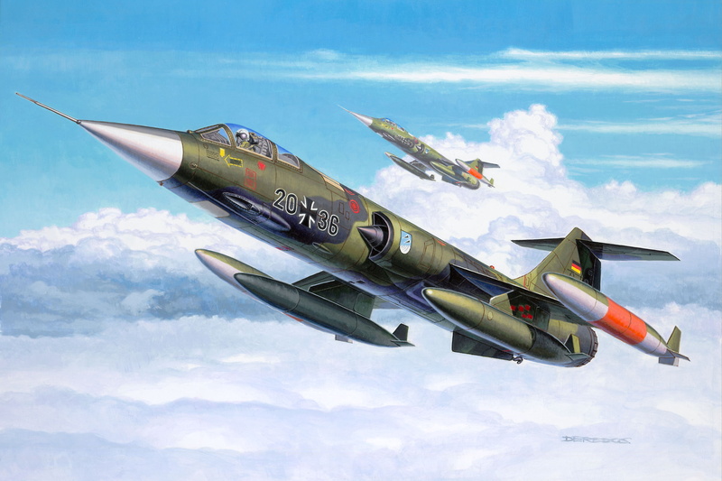 Jet Fighters, Lockheed F-104 Starfighter, 1080P