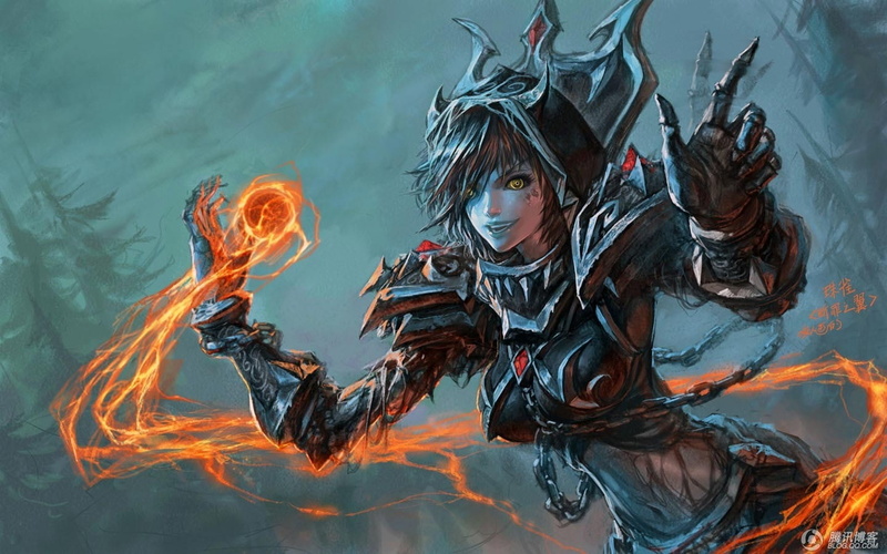 Video Games, warcraft, fantasy, x, games, abstract, armor, hd, yaorenwo, world, artwork, magic, world of warcraft, 720P, art, video