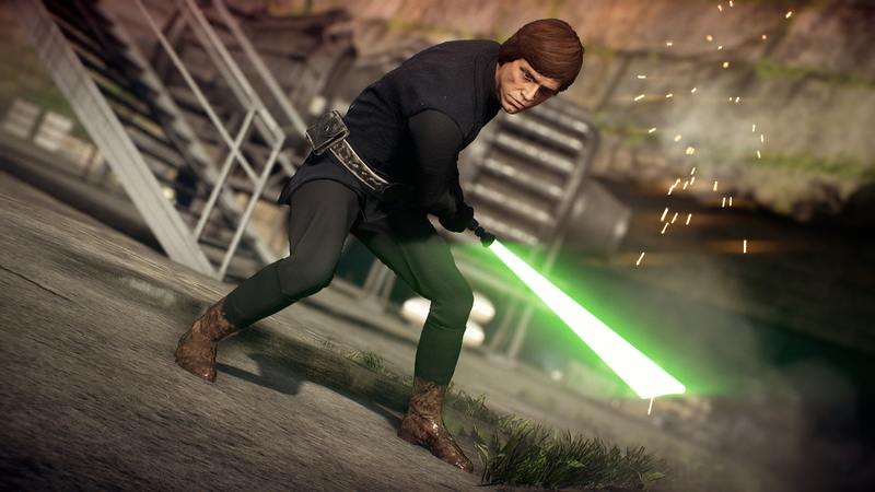 1080P, Star Wars, Luke Skywalker, Lightsaber, Yavin 4, Star Wars Battlefront II (2017)