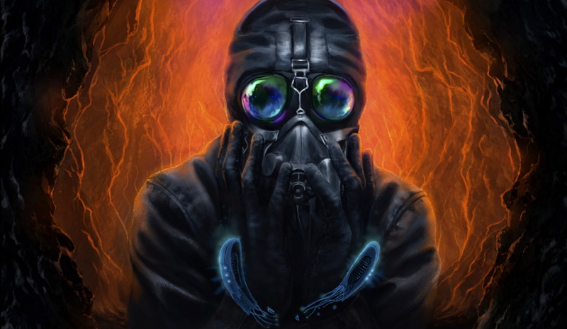 surrealism, respirator, mask, 2K, art, gas mask