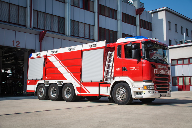 transportation, land vehicle, vienna, no people, truck, commercial land vehicle, mode of transportation, vehicles, use, wheel, nature, fire truck, motor vehicle