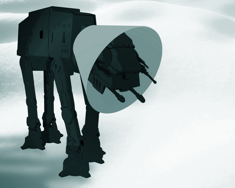 Star Wars, cones, atat, 720P