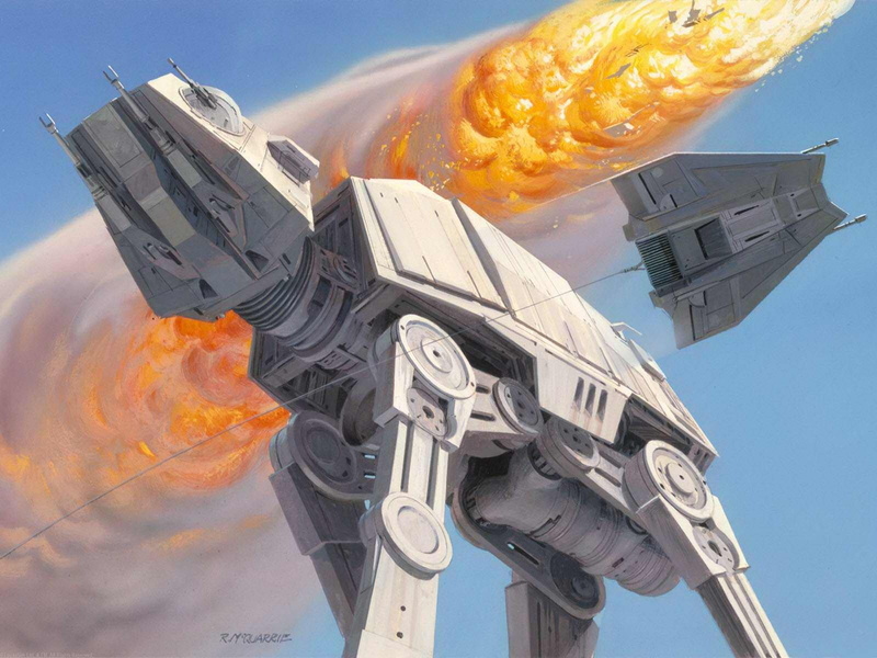720P, video, Star Wars, atat, wars, art, star, games, hd, AT-AT