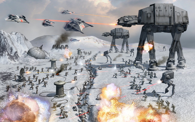 atat, hd, wars, Video Games, empire, video, games, Star Wars, hoth, war, 720P, star, art, x