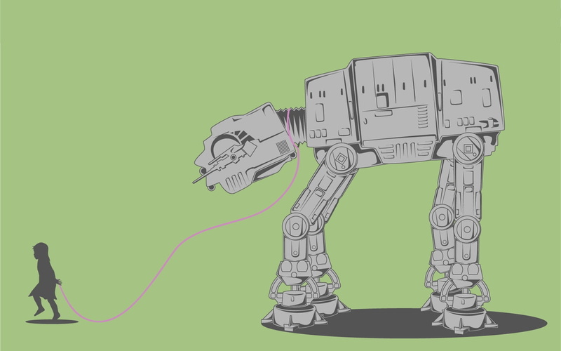 Vector, x, video, wars, hd, 720P, Star Wars, art, alternative, star, atat, games