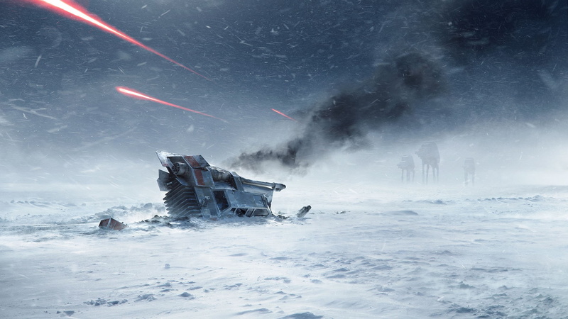 T-47 airspeeder, video games, Star Wars, Star Wars: Battlefront, AT-AT, 1080P