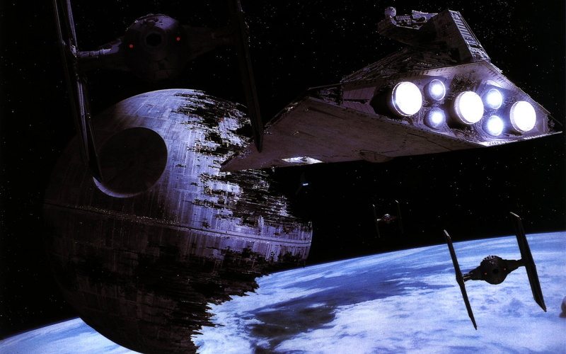 Star Wars, movies, TIE Fighter, Death Star, Star Destroyer, 1080P