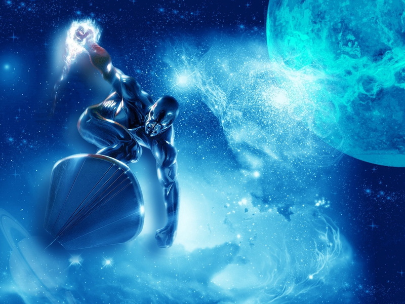 sci-fi, warrior, 1080P, fighting, surfer, heroes, hero, four, superhero, marvel, comics, silver, fantastic