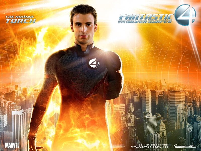 building exterior, built structure, 720P, building, city, fire, Human torch, occupation, young adult, standing, cityscape, Rise of the silver surfer, adult