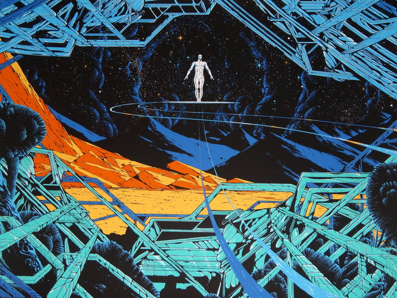 science fiction, Silver Surfer, 4K, Kilian Eng