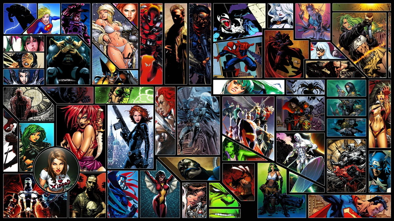 large group of objects, representation, Batman, choice, wolverine, female likeness, art and craft, 1080P, Captain America, deadpool, full frame, human representation