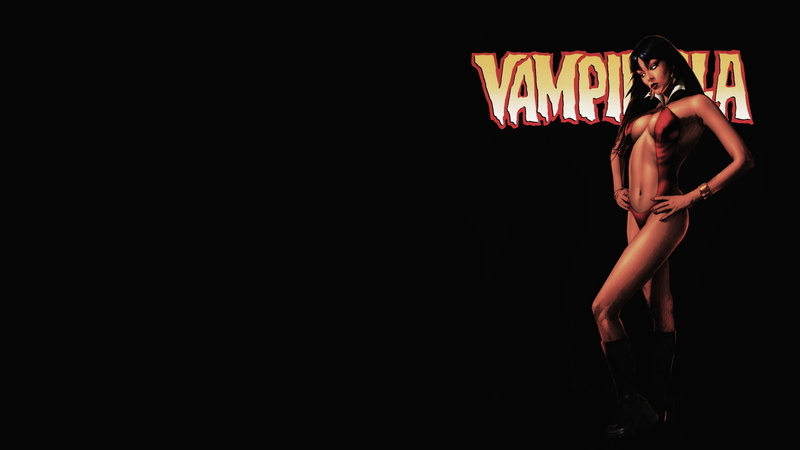 black, 1080P, vampirella, hd, cartoon/comic