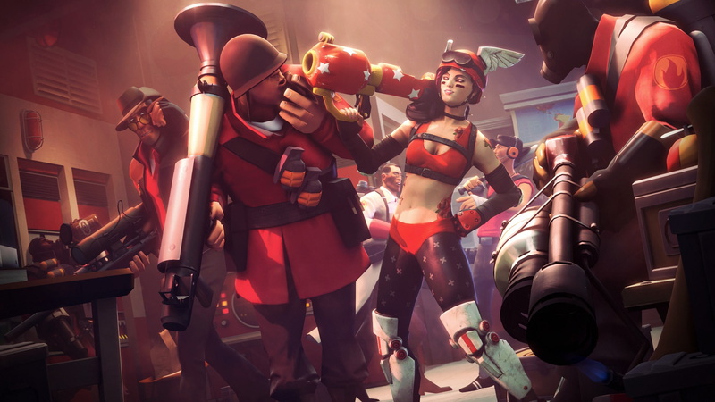 helmet, enjoyment, costume, weapons, adult, guys, people, standing, roses, 1080P, group of people, real people, illuminated, game, girl, young women, event