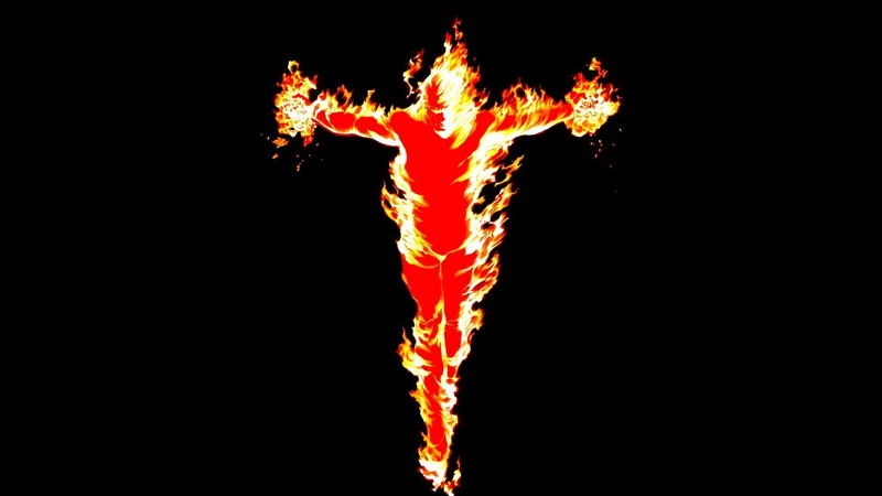 fantastic, torch, comics, 1080P, human, fiction, human torch, fantastic four, character, marvel, four, marvel comics, man, fire