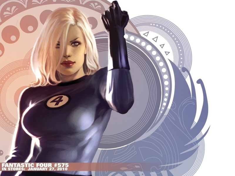 Fantastic Four, Invisible Woman, 720P, Comics, Susan Storm