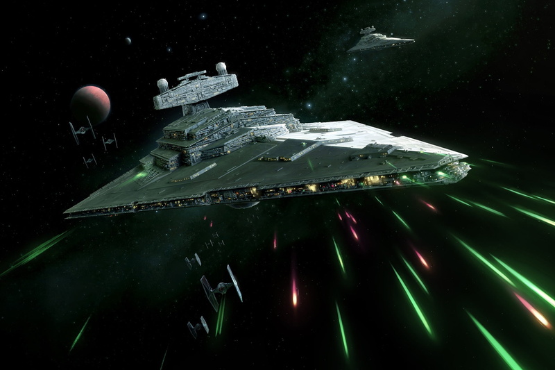 Star Wars, artwork, science fiction, Star Wars Ships, 1080P, Star Destroyer, Imperial Forces