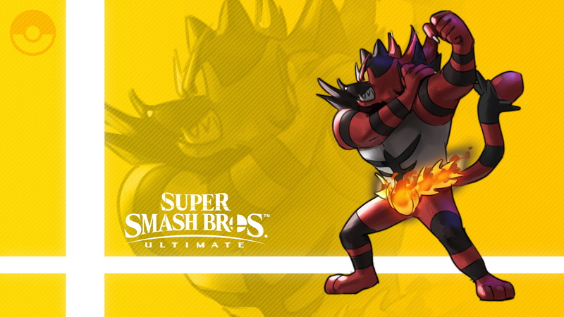 Incineroar (Pokémon), Video Game, Super Smash Bros. Ultimate, 2K