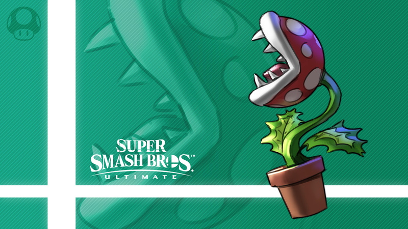 Video Game, Super Smash Bros. Ultimate, Piranha Plant, 2K