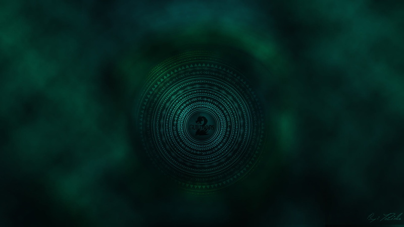 shape, selective focus, no people, 1080P, nature, Guild Wars 2, spiral, backgrounds, outdoors, focus on foreground, spinning, night, untitled, green color