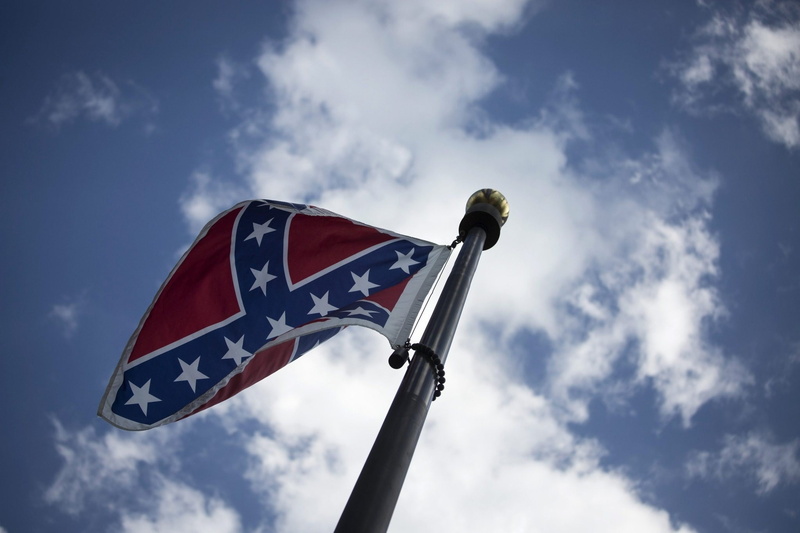 patriotism, flag, symbol, shape, outdoors, sky, pole, communication, nature, wind, environment, 1080P, blue, low angle view, confederate flag   and screensavers