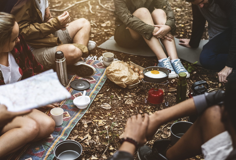 men, diversity, meal, togetherness, family, drink, recreation, celebration, lifestyles, cooking, picnic, medium group of people, activity, daylight, jungle