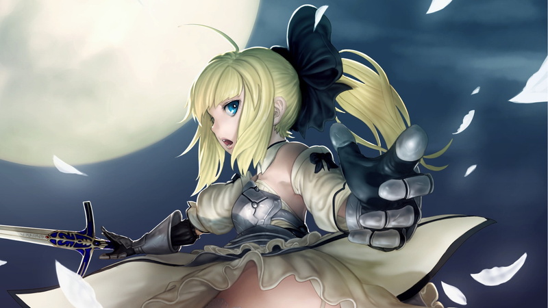 nature, human representation, fashion, hairstyle, outdoors, adult, Saber, beauty, Saber Lily, beauty in nature, anime, Fate Series, hair, one person, representation