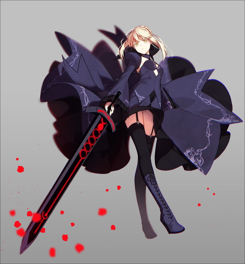 women, one person, adult, black color, blonde, arts culture and entertainment, studio shot, costume, colored background, blond hair, haired, woman, Fate Series