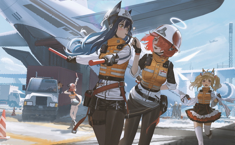 kirino ttk, Arknights, Texas (Arknights), anime, 2K, anime girls