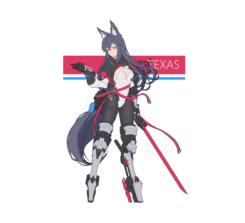 Texas (Arknights), kumachi, Arknights, 2K, anime girls