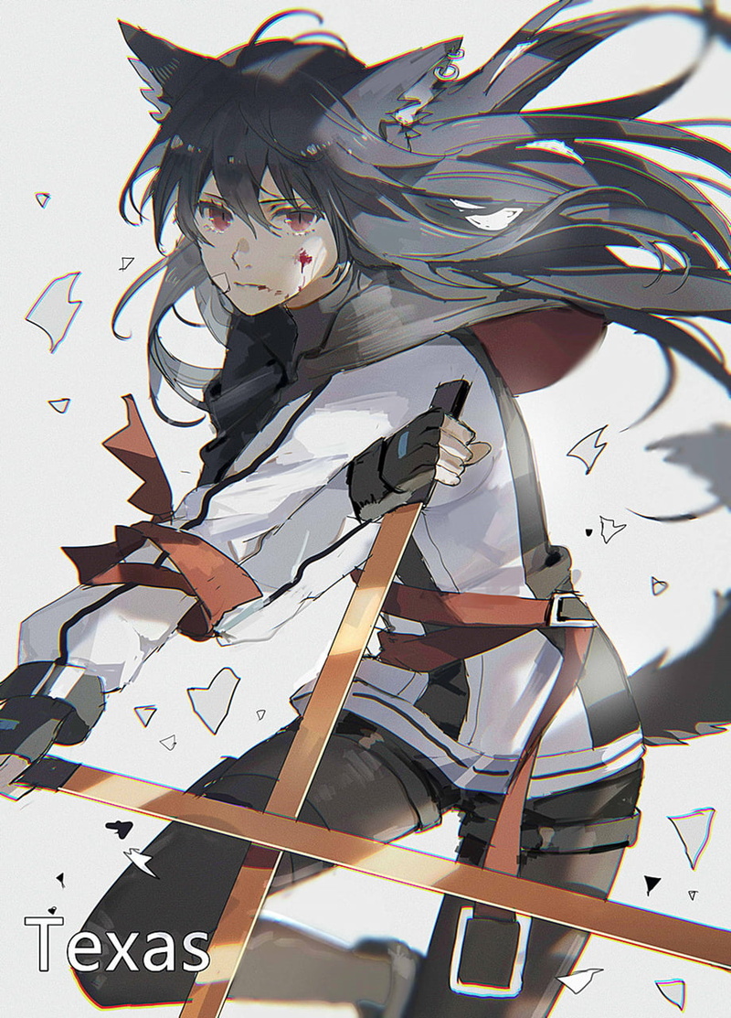 Arknights, Texas (Arknights), anime girls, anime, 720P, Lococo