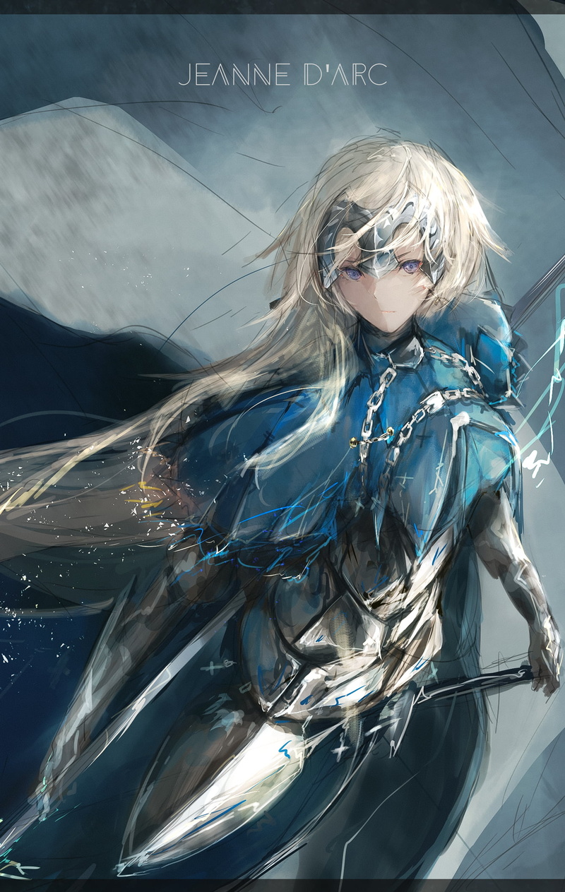 1080P, FGO, anime girls, Joan of Arc