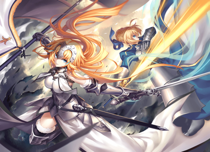 2K, Saber (FateGrand Order)  FateGrand Order  Jeanne dArc  Ruler (FateGrand Order)  FGO  Fate Series