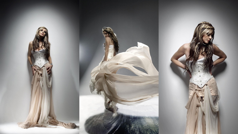 women, digital composite, corset, clothing, hair, fashion model, collage, blonde, beauty, glamour, hairstyle, Sarah Brightman, indoors, blond hair, young women