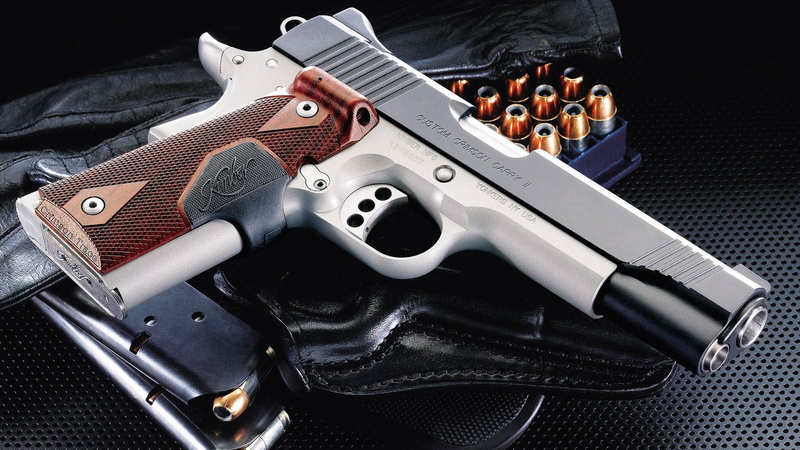 black background, violence, 1080P, pistol, aggression, cartridges, communication, handgun, warning sign, high angle view, crime, clips, weapons, silver
