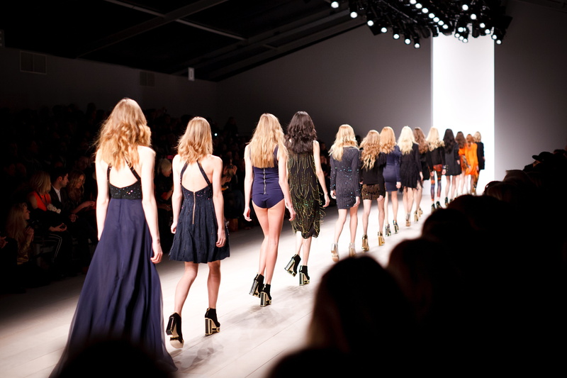 group of people, stage - performance space, room, fashion model, women, dress, lit, 4K, crowd, beautiful woman, glamour, people, female, white, beauty